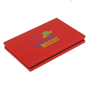 China 2 Piece Lid and Base Rigid Cardboard Biscuit Box for Eco-Friendly Packaging factory