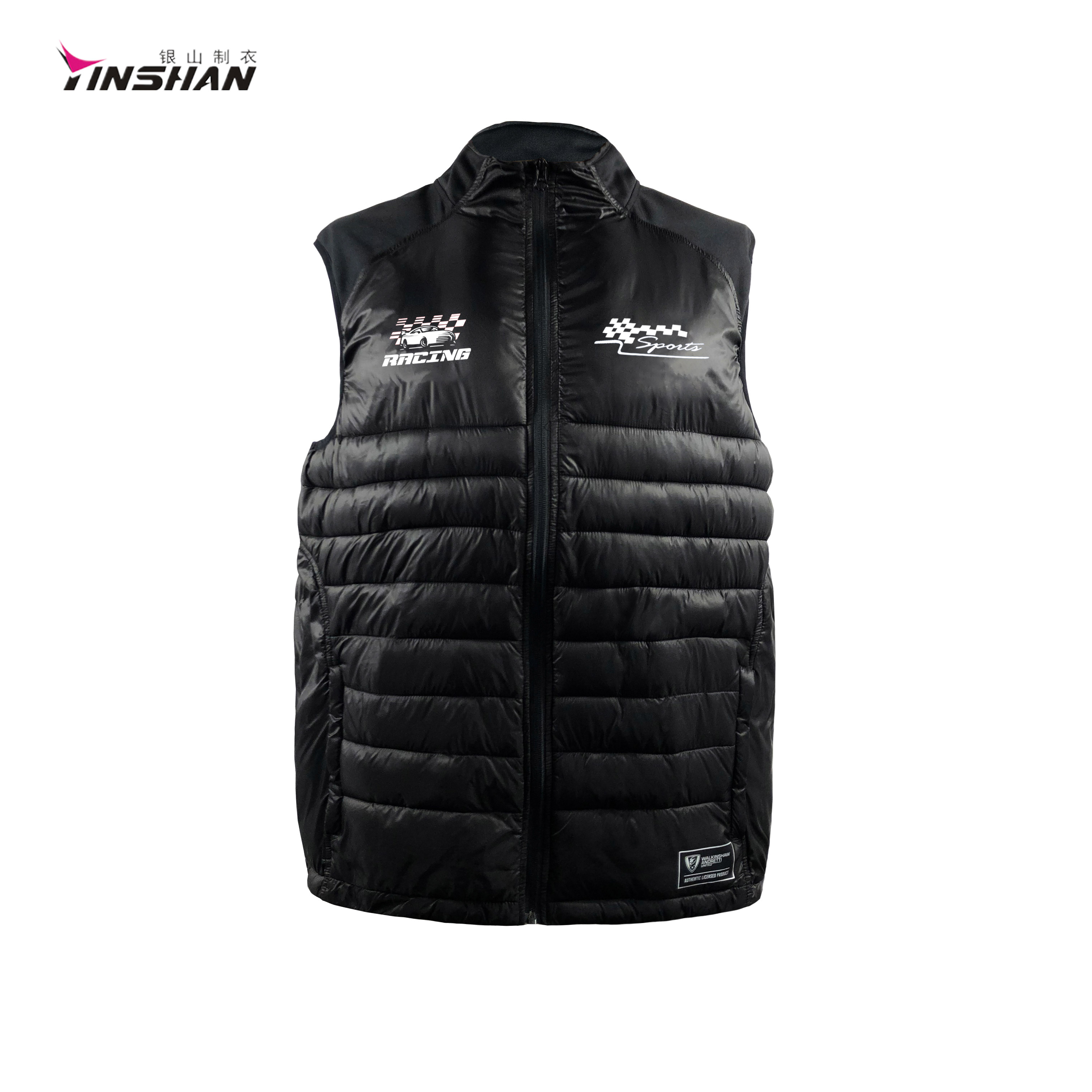 Light Weight Windproof Rider Equestrian Race Team Sports Vest Winter Poly Cotton Warm