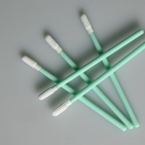 Knitted Mini Round Head Cleanroom Polyester Cleaning Swab