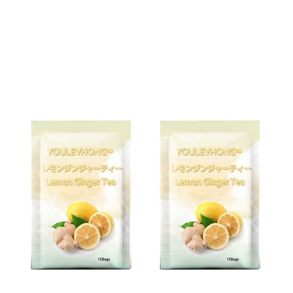 Organic Lemon Ginger Tea Bags For Immune Support And Digestion Beauty Natural