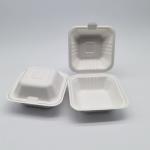 6Inch Hamburger Paper Box Paper Take Out Food Containers 152 * 152 * 76mm
