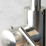 Competitive price kitchen water tap with steel body brushed finish