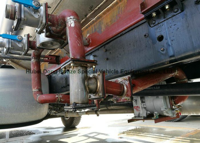 FOTON Polished Stainless Steel Tanker Trucks 18000liters for Drinking Water , Liquid Food ,oil