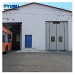 Fire Station Industrial Sliding Folding Doors 40mm Thickness Plexiglass