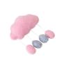 Buy cheap 9 Cm 4 Color Felt Fabric Crafts Lovely Design Clouds Raindrops Pendent from wholesalers