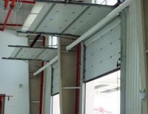 China Anti Wind 23bd Overhead Sectional Door Powder Coated With Great Surface China manufacturer apartment project factory