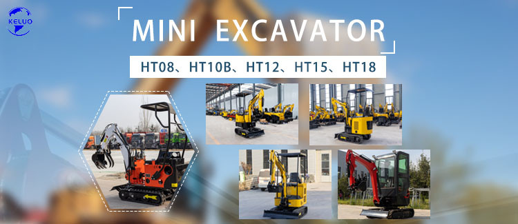 0.8ton New Mini Excavator Small Crawler Digger For Homeland Garden