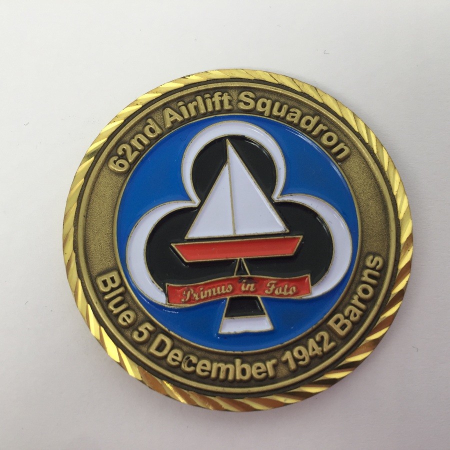 1.5 Inch 1.75 Inch 2 Inch Unique Challenge Coins , Plating Antique 3D Challenge Coins