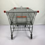 Customizable 175L Grocery Store Shopping Cart Supermarket Trolly With Foldable
