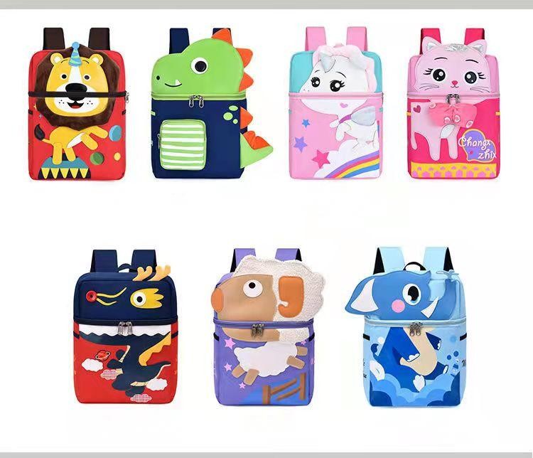 Polyester Kids School Backpack Bag 3d Mermaid Cartoon
