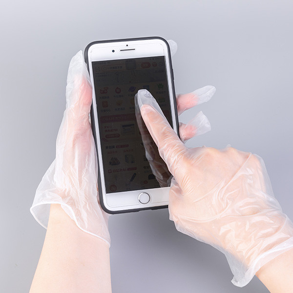 Food Safe Oil Resistance Smooth Disposable Examination Gloves