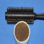 Cut black bristle with dyed root natural bristle 25mm for hair brushes
