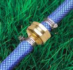 ANSI 1/2'' Brass Compression Fitting With Stainless Steel Clamps