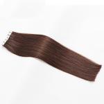 Brazilian Peruvian PU Tape Hair Extensions , Glue In Hair Extensions Bundles