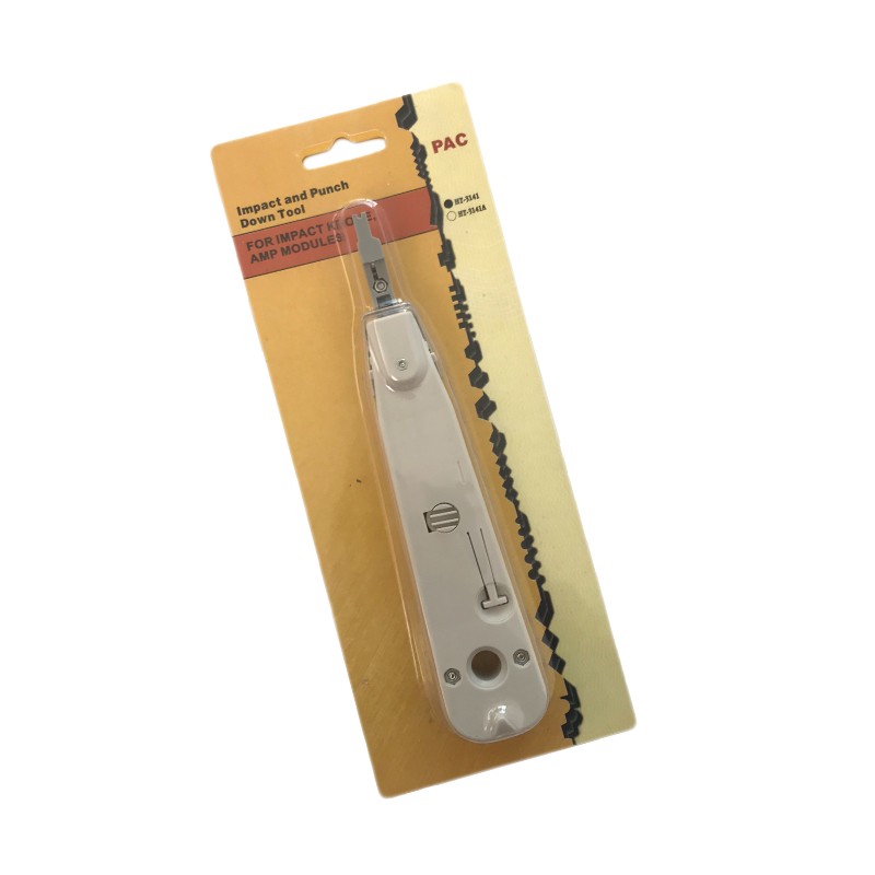 Ethernet Cat5 Cat6 Punch Down Tool , Impact Punch Down Tool Humanized Design