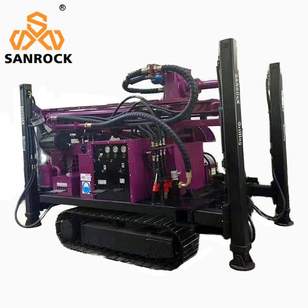 Crawler Water Well Drilling Rig Equipment Hydraulic Deep Water Well Drilling