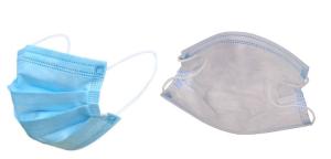 China 3 Ply Disposable Face Mask Blue And White Preventing Coronavirus Ce Approved factory