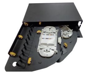 China Rack Mount 144C 48Port DLC Rotary Patch Panel 1u 2u 3u 4u factory