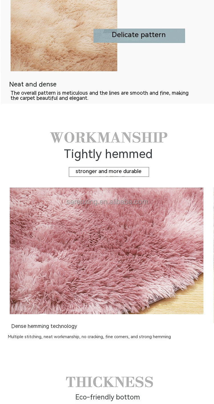 Stain Resistant Ultra Soft Fluffy Bedroom Rugs Oval Beige Throw Rugs for Small Spaces