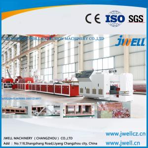 China PE/PP material will be uniformally staying in the extruder WPC plastic machinery factory