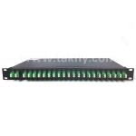 100GHZ AWG 40CH DWDM MUX DEMUX with Fiber Height -100-0μm and 0.9mm Cable