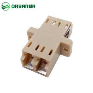 China Duplex LC To LC Fiber Optic Adapter With Shutter factory