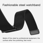 BLE Full Touch SmartWatch 90MAH Alarm Metal Parts Health Tracking Bracelet