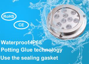 China IP68 Waterproof 316 Stainless Steel Underwater Boat Led Light for Marine Yacht factory