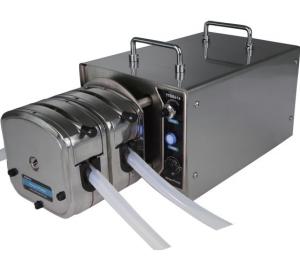 China industrial large flow rate peristaltic pump can drive double pump head factory