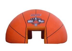 China 8m dia. NBA spread activities hemisphere inflatable dome tent with custom logo printed factory
