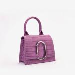 New Trendy Fashion Female Crossbody Bag Mini Leather Crocodile Pattern Kelly Bag