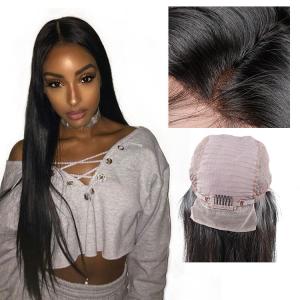 China Natural Black Remy Long Lace Front Wigs Human Hair 100% Unprocessed Good Feeling factory
