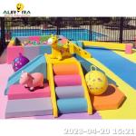 PU Leather Kids Soft Play Equipment Block Foam Indoor Play Ground Ball Pit Pool