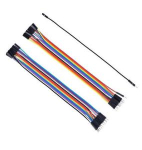 China 40p Flat Ribbon Male To Female DuPont Cable 2.54mm Pitch Breadboard Jumpers factory