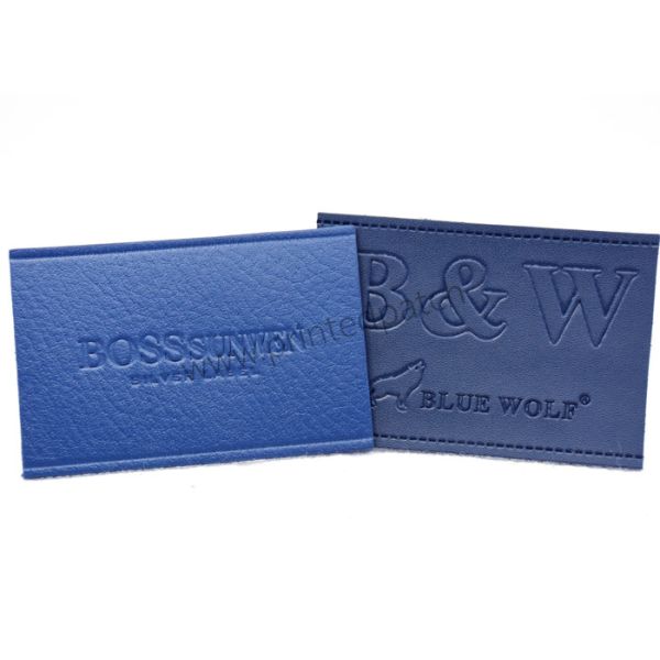Debossed Leather Jean Patches