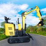 Electric Excavator Mini ZM10 Earth-Moving Machinery Small Household Excavators