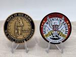 Souvenir Brass Gold Silver Logo 3D Metal Challenge Coin For Laser Engraving