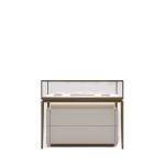 Combined Stainless Steel Jewelry Display Cabinet High And Short With 4000K LED