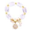 Buy cheap Handmade Gemstone Bracelet Adjustable Charms Clear Quartz Bracelet Natural Stone from wholesalers