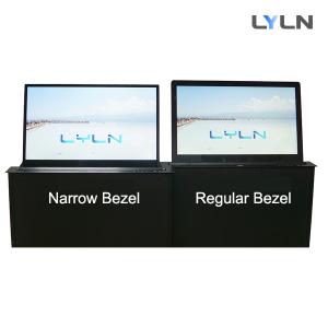 China Motorized Retractable Monitor Narrow Bezel 17.3 21.5 Inch Full HD factory