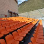 Temporary Grandstand Portable Outdoor Bleachers With Galvanized Steel Floor