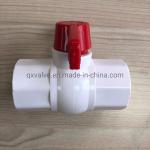 Sanitary Industry Thread PVC White Octagonal Compact Ball Valve Nominal Pressure