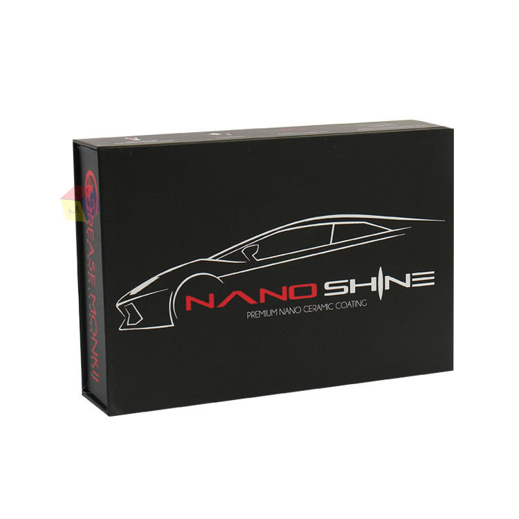 Premium Matte Black Magnetic Closure hard Cardboard Paper Packaging Box With Eva Insert Custom Design Print