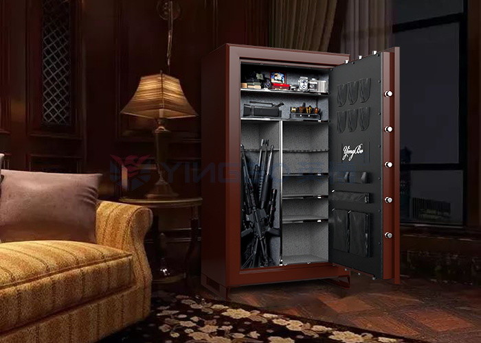 OEM Electronic Digital Lock Gun Safe Cabinets 75 Mins Fireproof Rating With UL Certificate