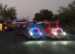 Fashion Carnival Train Ride Color Customized Electric Tourist Train With LED
