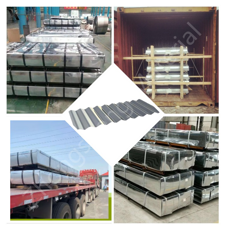 Galvanized Iron Sheet Roofing Metal Roof Sheet Cold Rolled Galvanized for Exterior and Interior Wall in 1200mm Width