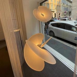 China Luceplan Levante Pendant Light Nordic Silk Chandelier Illa Apartment Duplex Staircase chandelier guzhen(WH-AP-550) factory