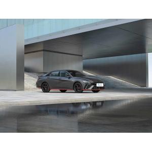 Gray Gasoline Automobile Hyundai Elantra Hybrid Compact Car Sedan