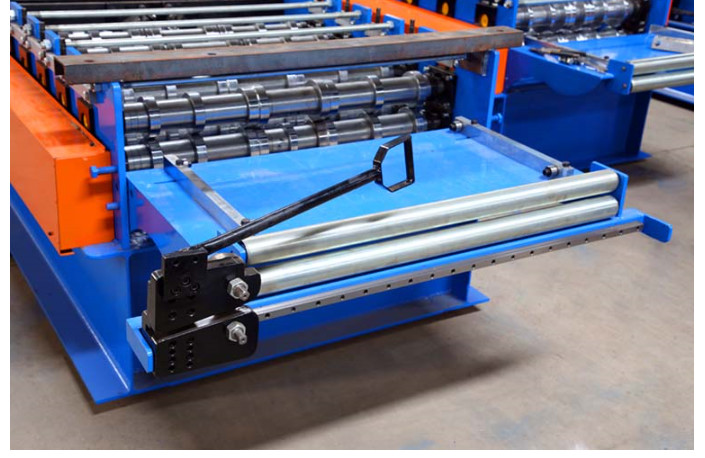 Shaft 75mm Boltless Roof Panel Roll Forming Machine