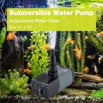 Plastic 38w Submersible Water Pump Fish Tank